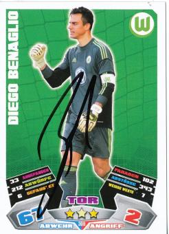 Diego Benaglio  VFL Wolfsburg  2012/2013 Match Attax Card orig. signiert 