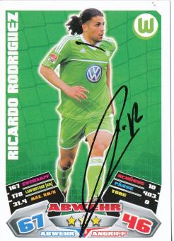 Ricardo Rodriguez   VFL Wolfsburg  2012/2013 Match Attax Card orig. signiert 