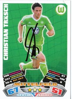 Christian Träsch   VFL Wolfsburg  2012/2013 Match Attax Card orig. signiert 