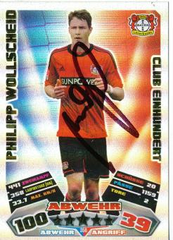 Philipp Wollscheid  Bayer 04 Leverkusen  2012/2013 Match Attax Card orig. signiert 