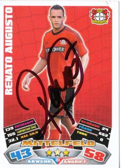Renato Augusto  Bayer 04 Leverkusen  2012/2013 Match Attax Card orig. signiert 