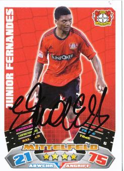 Junior Fernandes  Bayer 04 Leverkusen  2012/2013 Match Attax Card orig. signiert 