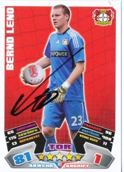 Bernd Leno  Bayer 04 Leverkusen  2012/2013 Match Attax Card orig. signiert 