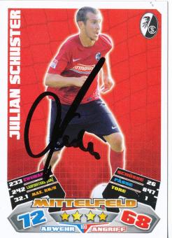 Julian Schuster  SC Freiburg  2012/2013 Match Attax Card orig. signiert 