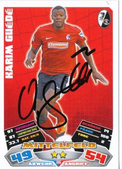 Karim Guede  SC Freiburg  2012/2013 Match Attax Card orig. signiert 