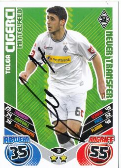 Tolga Cigerci  Borussia Mönchengladbach  2011/2012 Match Attax Card orig. signiert 