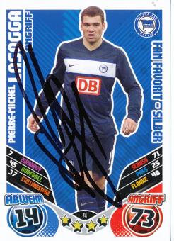 Pierre Michel Lasogga  Hertha BSC Berlin  2011/2012 Match Attax Card orig. signiert 