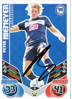 Peter Niemeyer  Hertha BSC Berlin  2011/2012 Match Attax Card orig. signiert 