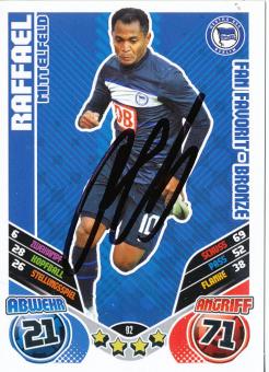 Raffael  Hertha BSC Berlin  2011/2012 Match Attax Card orig. signiert 