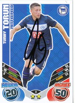 Tunay Torun  Hertha BSC Berlin  2011/2012 Match Attax Card orig. signiert 