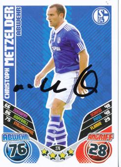 Christoph Metzelder  FC Schalke 04  2011/2012 Match Attax Card orig. signiert 