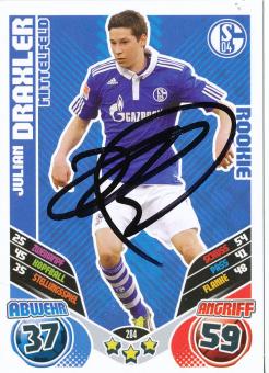 Julian Draxler  FC Schalke 04  2011/2012 Match Attax Card orig. signiert 