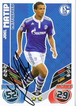Joel Matip  FC Schalke 04  2011/2012 Match Attax Card orig. signiert 