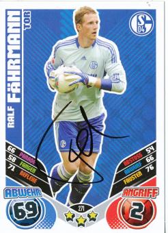 Ralf Fährmann  FC Schalke 04  2011/2012 Match Attax Card orig. signiert 