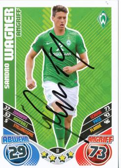 Sandro Wagner  SV Werder Bremen  2011/2012 Match Attax Card orig. signiert 