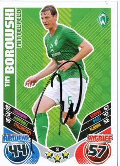 Tim Borowski  SV Werder Bremen  2011/2012 Match Attax Card orig. signiert 