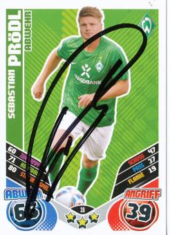 Sebastian Prödl  SV Werder Bremen  2011/2012 Match Attax Card orig. signiert 