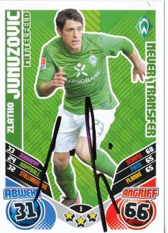 Zlatko Junuzovic  SV Werder Bremen  2011/2012 Match Attax Card orig. signiert 