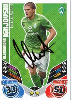 Aleksandar Ignjovski  SV Werder Bremen  2011/2012 Match Attax Card orig. signiert 