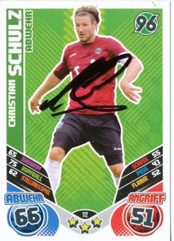 Christian Schulz  Hannover 96  2011/2012 Match Attax Card orig. signiert 