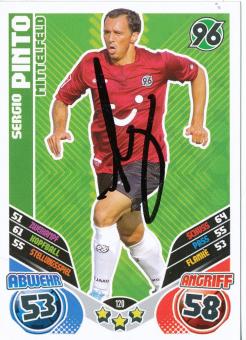 Sergio Pinto  Hannover 96  2011/2012 Match Attax Card orig. signiert 