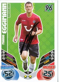 Mario Eggimann  Hannover 96  2011/2012 Match Attax Card orig. signiert 