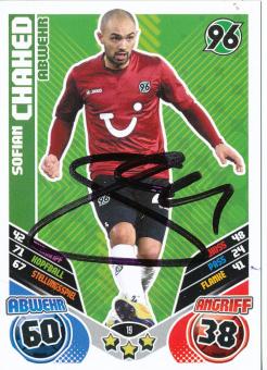 Sofian Chahed  Hannover 96  2011/2012 Match Attax Card orig. signiert 
