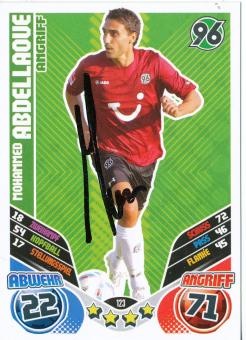 Mohammed Abdellaoue  Hannover 96  2011/2012 Match Attax Card orig. signiert 