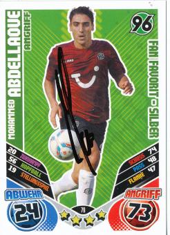 Mohammed Abdellaoue  Hannover 96  2011/2012 Match Attax Card orig. signiert 