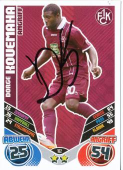 Dorge Kouemaha   FC Kaiserslautern  2011/2012 Match Attax Card orig. signiert 