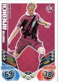 Martin Amedick   FC Kaiserslautern  2011/2012 Match Attax Card orig. signiert 