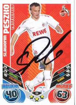 Slawomir Peszko  FC Köln  2011/2012 Match Attax Card orig. signiert 