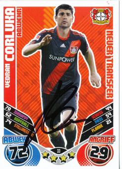 Vedran Corluka  Bayer 04 Leverkusen  2011/2012 Match Attax Card orig. signiert 