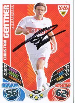 Christian Gentner  VFB Stuttgart  2011/2012 Match Attax Card orig. signiert 