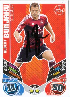 Albert Bunjaku  FC Nürnberg  2011/2012 Match Attax Card orig. signiert 