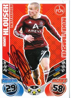 Adam Hlousek  FC Nürnberg  2011/2012 Match Attax Card orig. signiert 