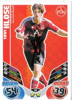 Timm Klose  FC Nürnberg  2011/2012 Match Attax Card orig. signiert 