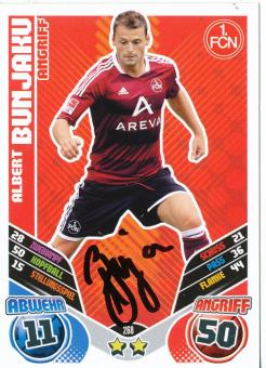 Albert Bunjaku  FC Nürnberg  2011/2012 Match Attax Card orig. signiert 