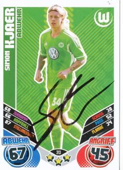 Simon Kjaer  VFL Wolfsburg  2011/2012 Match Attax Card orig. signiert 