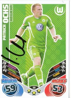 Patrick Ochs  VFL Wolfsburg  2011/2012 Match Attax Card orig. signiert 