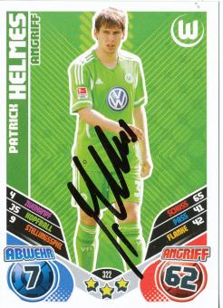 Patrick Helmes  VFL Wolfsburg  2011/2012 Match Attax Card orig. signiert 