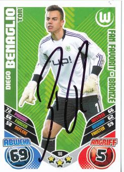 Diego Benaglio  VFL Wolfsburg  2011/2012 Match Attax Card orig. signiert 