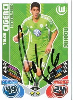 Tolga Cigerci  VFL Wolfsburg  2011/2012 Match Attax Card orig. signiert 