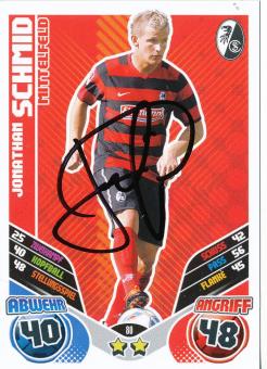 Jonathan Schmid  SC Freiburg  2011/2012 Match Attax Card orig. signiert 