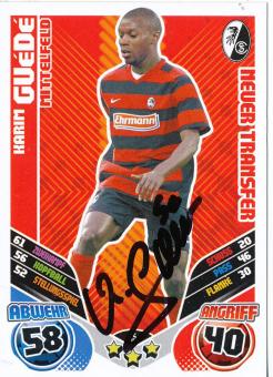 Karim Guede  SC Freiburg  2011/2012 Match Attax Card orig. signiert 