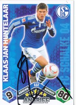 Klaas Jan Huntelaar  FC Schalke 04  2010/2011 Match Attax Card orig. signiert 