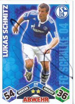 Lukas Schmitz  FC Schalke 04  2010/2011 Match Attax Card orig. signiert 