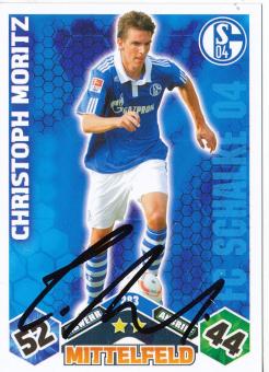 Christoph Moritz  FC Schalke 04  2010/2011 Match Attax Card orig. signiert 
