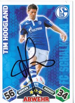 Tim Hoogland  FC Schalke 04  2010/2011 Match Attax Card orig. signiert 