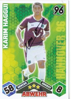 Karim Haggui  Hannover 96  2010/2011 Match Attax Card orig. signiert 